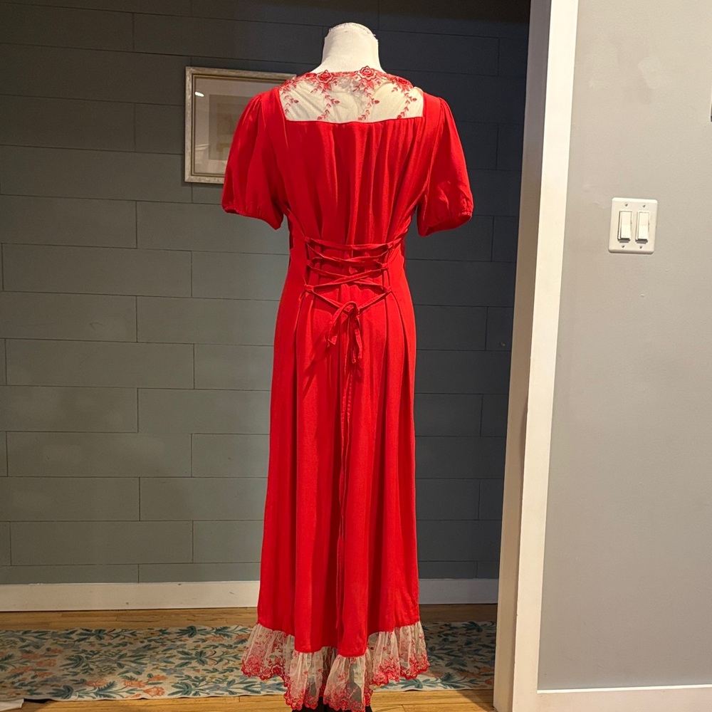 Antoine et Lili Vintage lace trimmed dress - Picture 3 of 8